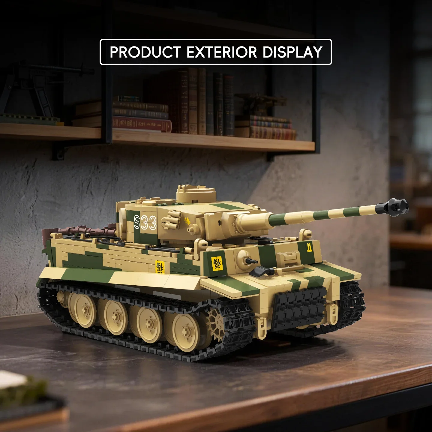 NEW MOC figurines “Fuhu” Tank Paint Scheme: Grenadier Division Heavy Armored Company Assembly Model Kit  (Advanced Level)