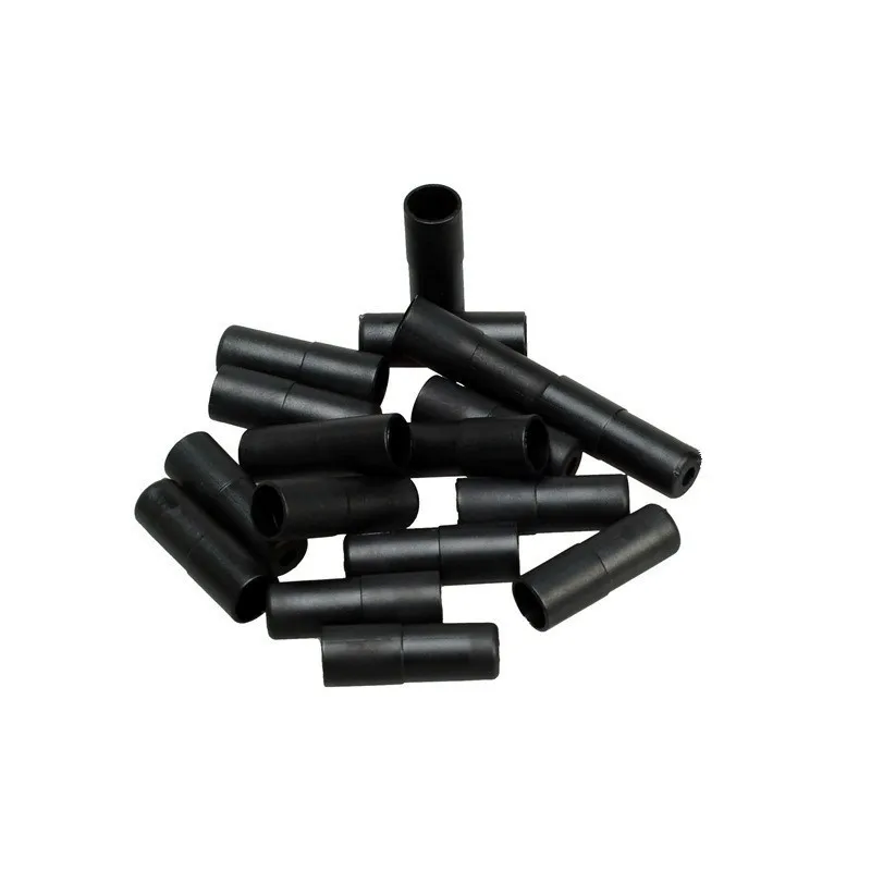 100PCS/Lot Shift Cable End Cap 4mm Black Plastic Brake Tips Crimps Bicycles Derailleur Shift Cap Wire Ferrules Bikes Part