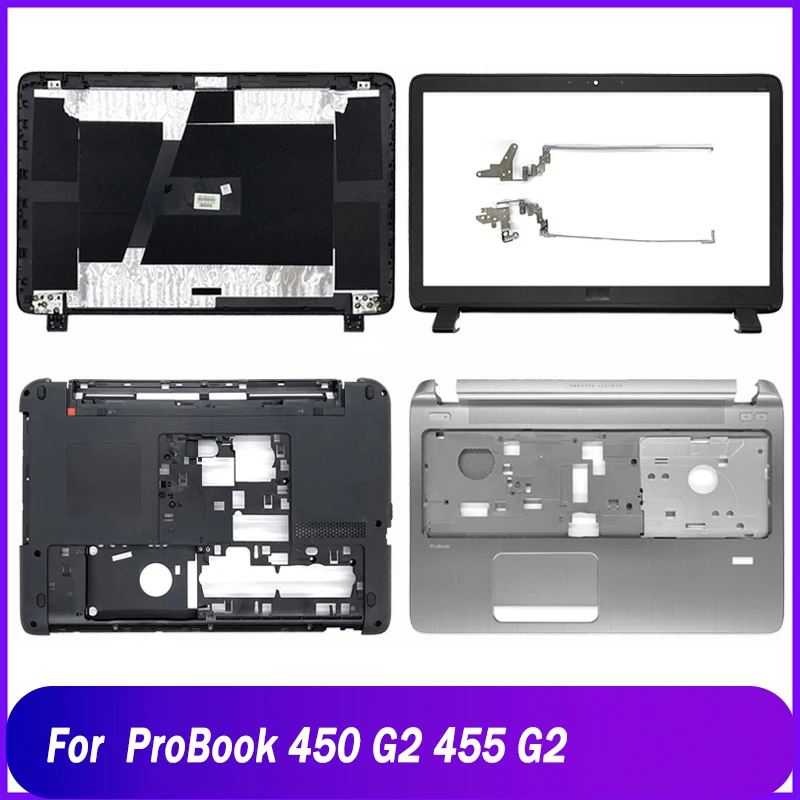 NEW Laptop LCD Back Cover/Front Bezel/Palmrest Upper Case/Bottom Case /Hinges For HP ProBook 450 G2 A B C D Cover Black