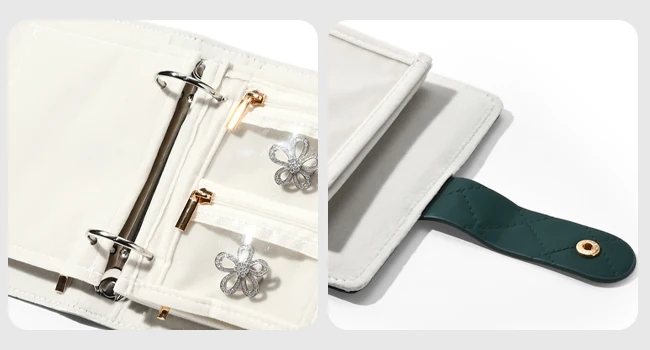 Oirlv Reisezubehör-Aufbewahrungstasche Tragbare Armband-Aufbewahrungsbox Modische Mehrzweck-Reisetasche Geschenk für Geschäftsreisen Weihnachten – Detail 5