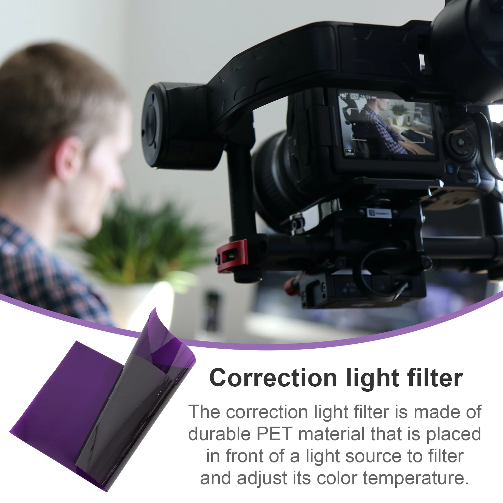 1pc サンセットムード照明フィルムディフューザーシート写真撮影用色補正ジェルペットフィルターシート