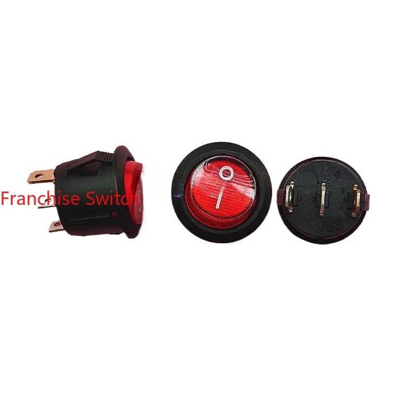 

10PCS Ship Switch MR-5-110-C5N-BR Tripod Two Gear Red Light Rocker