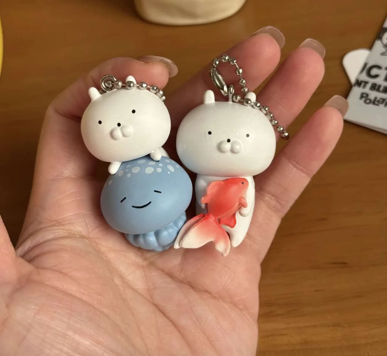 New In Stock Rabbit Pills And Ocean Partner Aquarium Limited Edition Blind Box Sea Elf Penguin Pendant Bag Pendant Surprise Gift