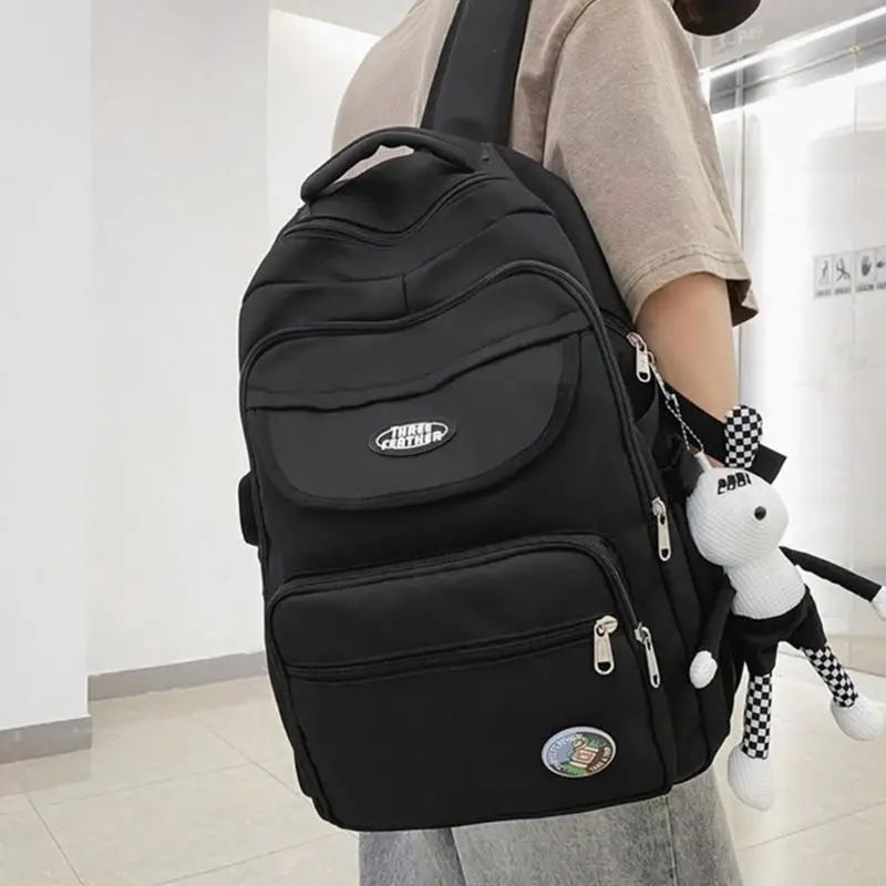 

Школьная сумка в корейском стиле с закрытием пряжки многофункциональная и просторная