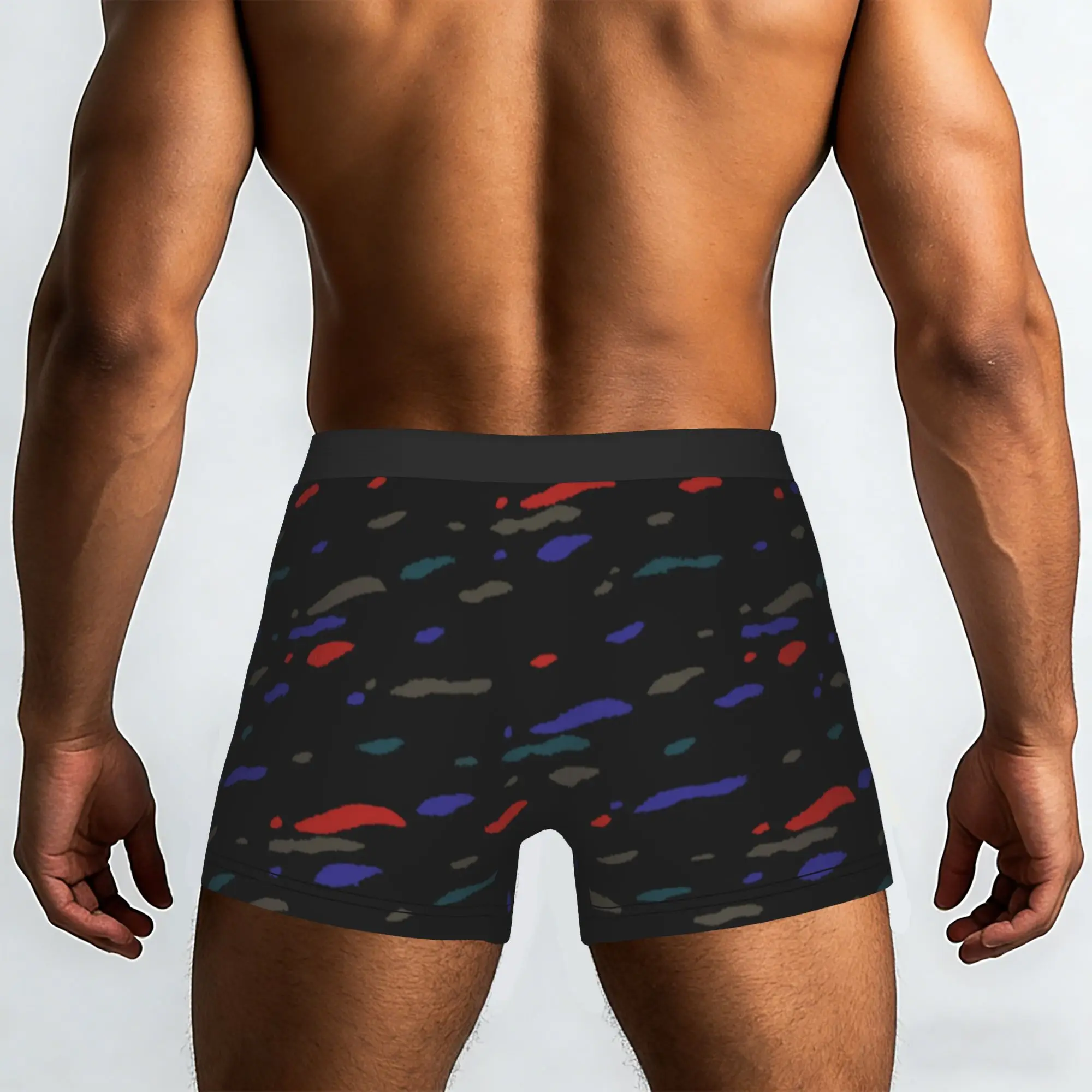 Customized Confetti 90s Seat Pattern Underwear Male Printed  Boxer Shorts Panties Briefs Soft Underpants