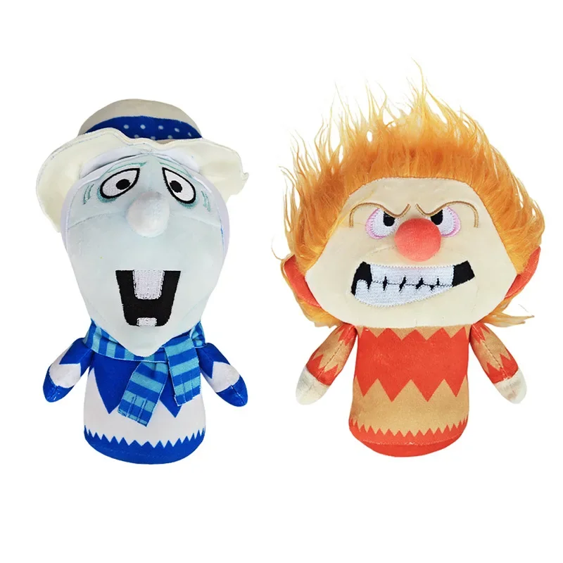 22cm Heat Miser e Snow Miser Brinquedo de pelúcia fofo Boneca de pelúcia Aniversário Halloween Presente de Natal