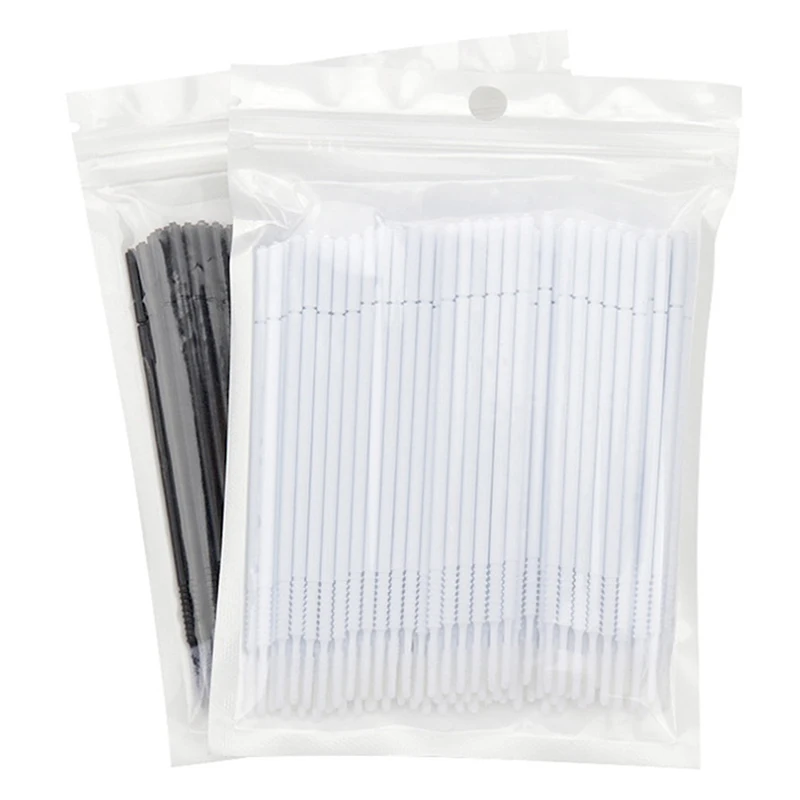 Coton-tige jetable, brosse d'extension de cils, applicateur de Mascara pour enlever les cils, outil de maquillage, 100 pièces