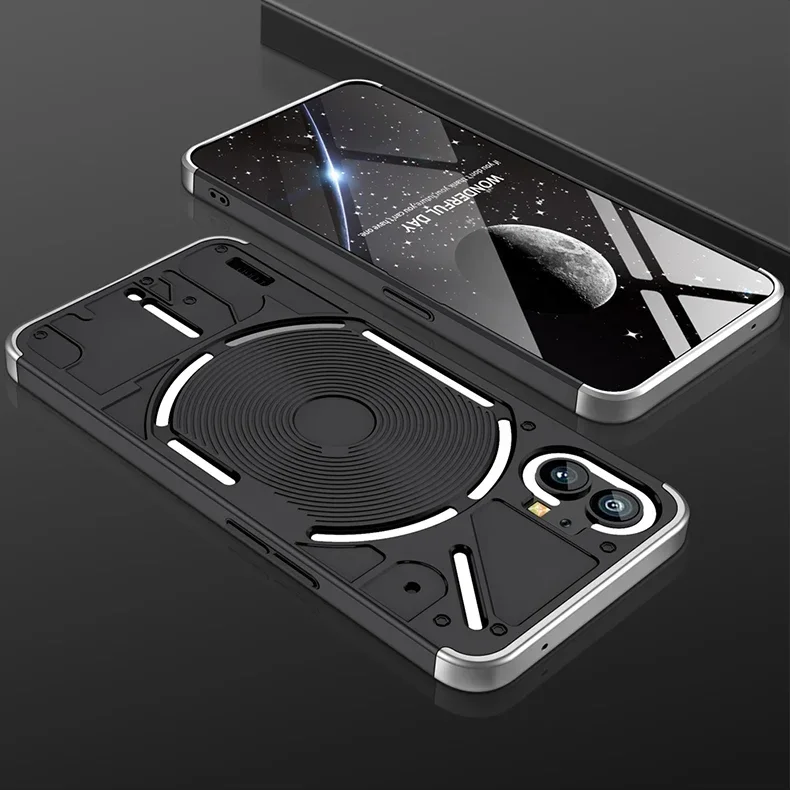 Hülle für Nothing Phone1 360-Grad-Vollschutz, hart, matt, stoßfest, Linsenschutzhülle für Nothing Phone 1 – Detail 11