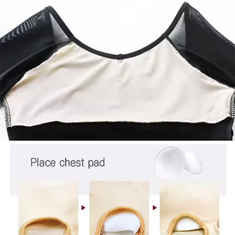 Ivoogle женские сетчатые балетные трико для взрослых, черные, с рукавами 3/4, хлопок, спандекс, танцевальная одежда, гимнастические боди для девочек