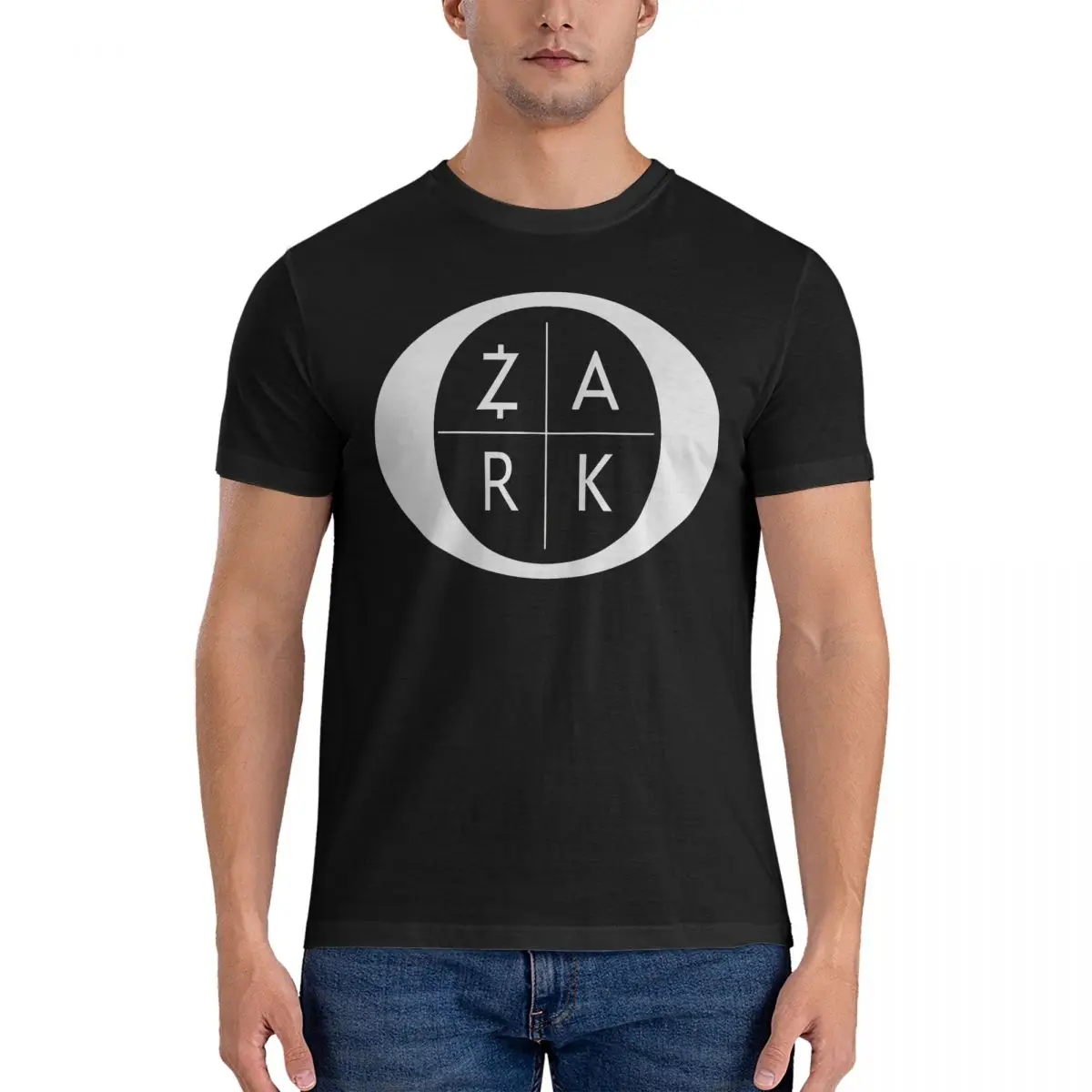 Sign T Shirts Men 100% Cotton Novelty T-Shirt Round Neck O-Ozark Tees Short Sleeve Clothing Printed