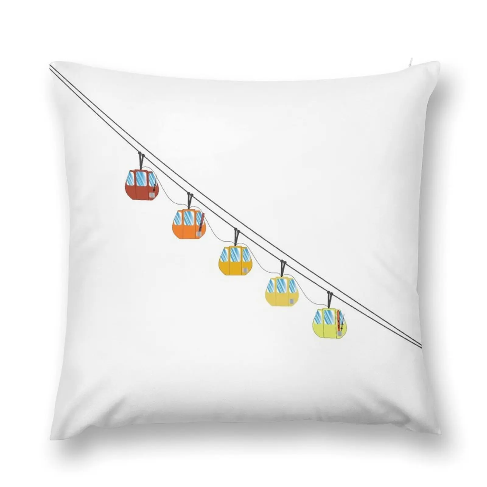 

La Grave cable car Throw Pillow Christmas Throw Pillows Covers pillow cover luxury Christmas Pillowcase pillow