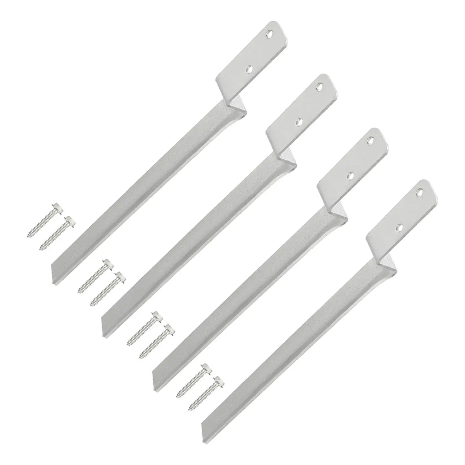 Metal Fence Post Anchor Stake Kit Stable Structure Weather Resistant for DIY Fence Installation
