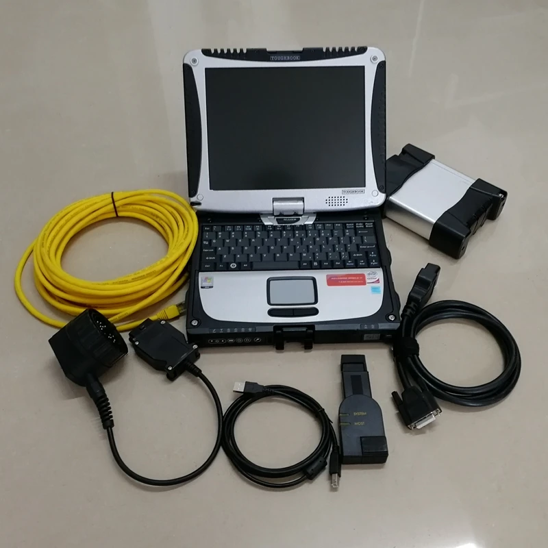 Auto Diagnose Tool for BMW Icom Next Code Scanner Latest V11.2024 Latest Software in Laptop CF19 I5 4G SSD Win10 EXPERT MODE