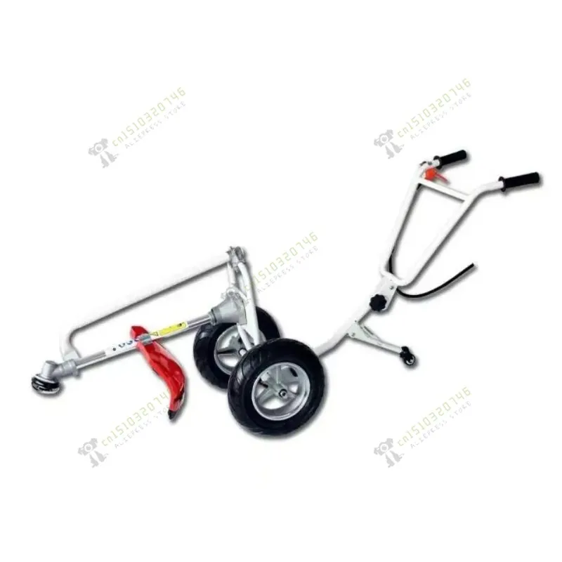 Hand Push Wheel Portable Mower Rack Rotary Weeder Separate Frame Without Engine Seat 43cc 52cc 63cc Brush Cutter Grass Trimmer