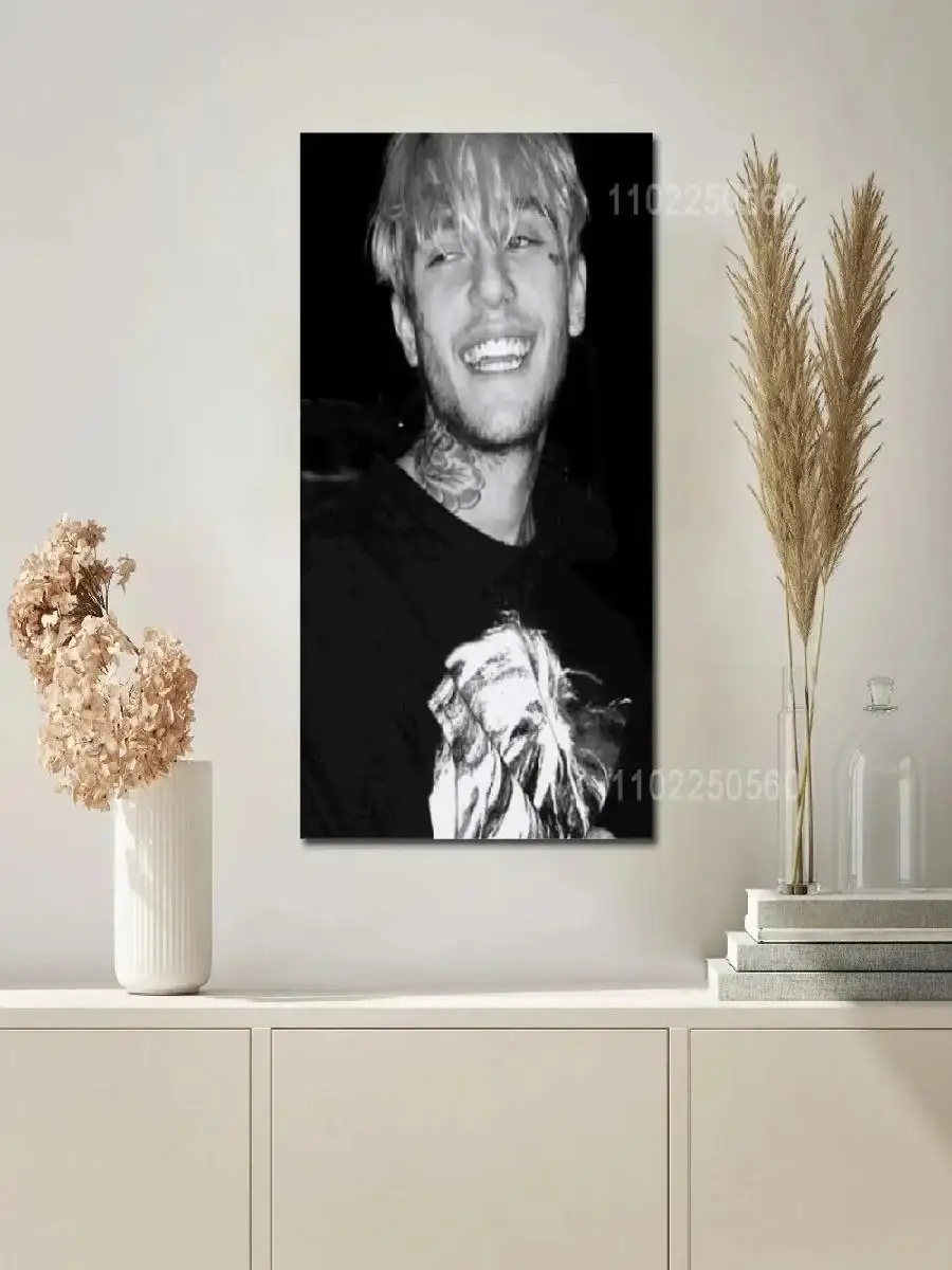 Lil PEEP الموسيقى المشارك حائط لوح رسم ديكور فني لغرفة المعيشة غرفة نوم ديكور المنزل الحديث