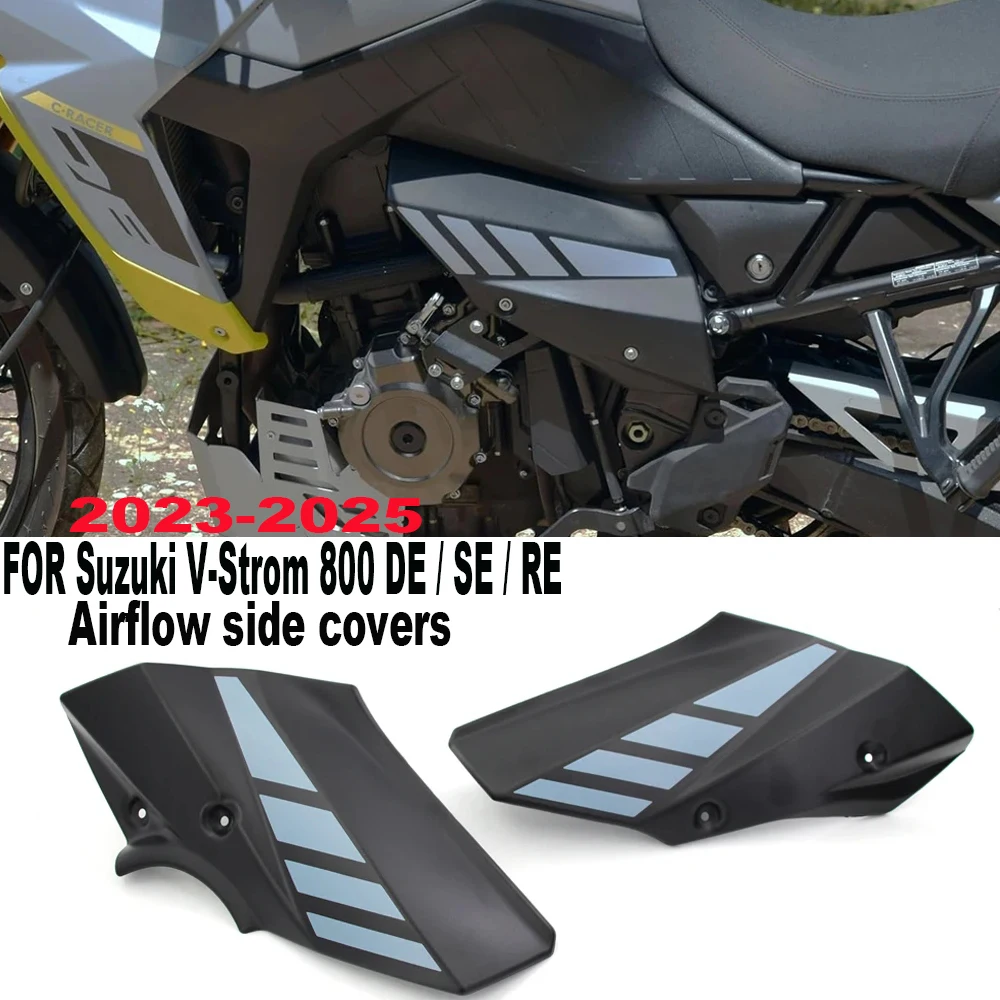 

800 DE FOR Suzuki V-Strom 800 DE / SE / RE 2023-2025 Motorcycle Airflow Side Covers Side Fairing Cover Panel Protector Body Prot