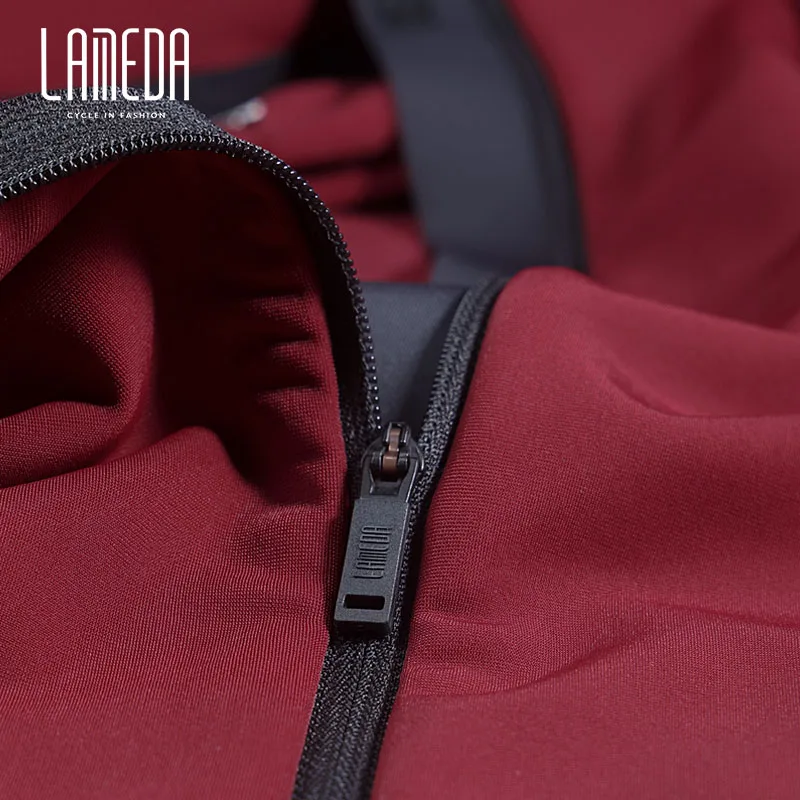 Lameda الرجال طويلة الأكمام الحراري الصوف الدراجات الملابس الشتاء الدراجات الفانيلة تنفس دراجة الملابس الطريق دراجة الجبلية الفانيلة #5