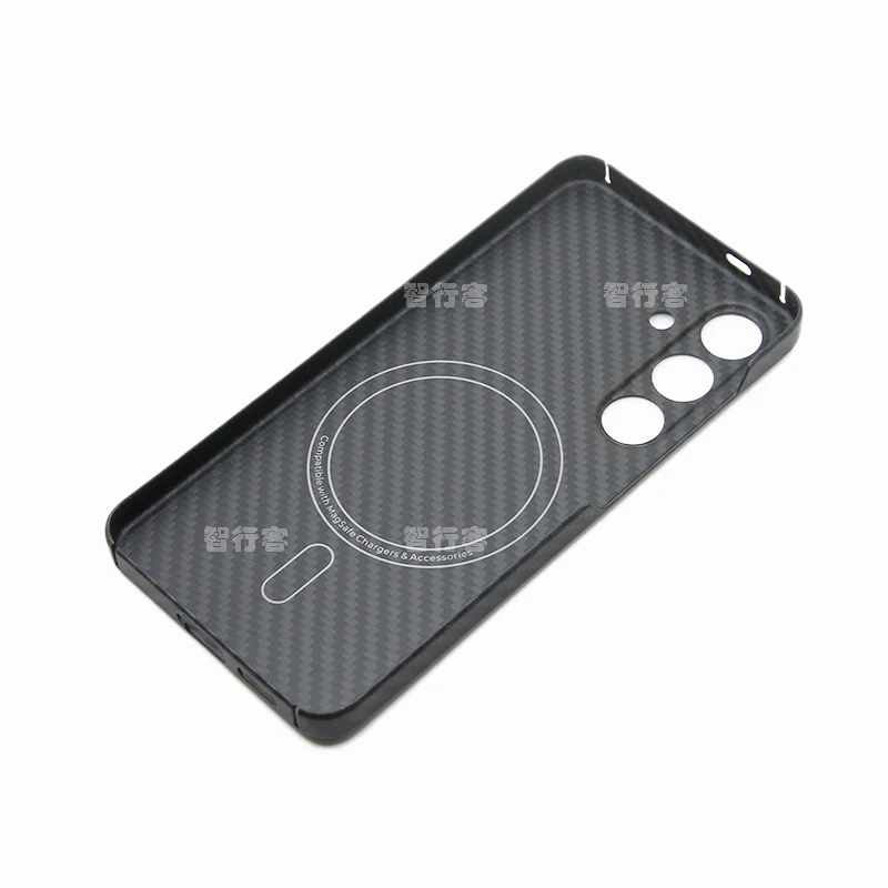 ZXKE Carbon Fiber Case voor Samsung Galaxy S26 S24 S25 Ultra met ingebouwde ijzeren plaat, magnetische autohouder, Magsafe, Aramid Fiber behuizing