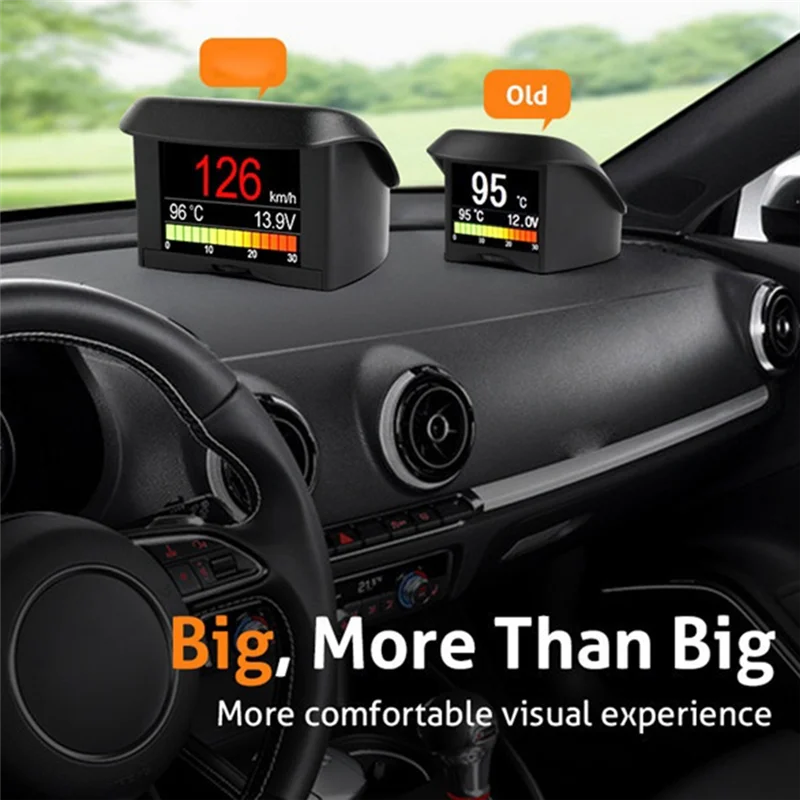 

Durable Car Digital Speedometer Car Display Instrument A202 OBD2 OBD2 Head-Up Display Trip Display Speed