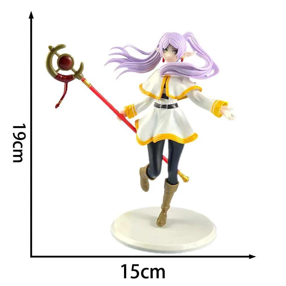 Neue Frieren Beyond Journey's End Anime Girl Figur Sousou no Frieren Actionfigur Farn/Frieren/Huckle Figur Modell Puppenspielzeug – Detail 4