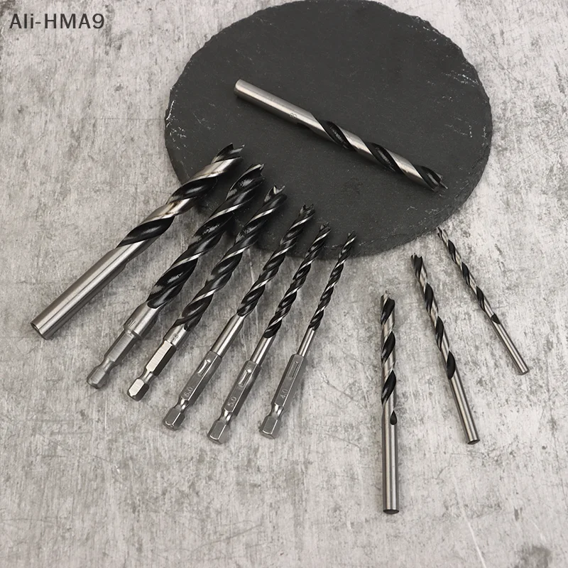 

HMA9-Hexagonal Handle Round Handle Woodworking Three-point Drill Punch Power Tool Accessories