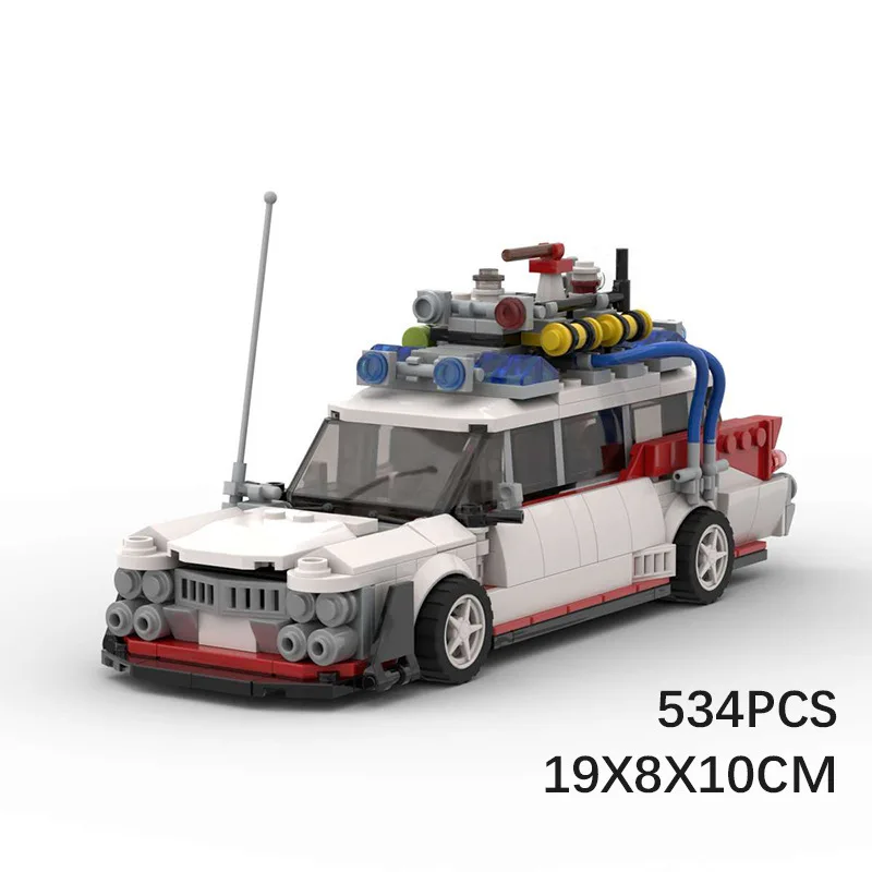 Moc 互換車モデルゴーストキャッチカーテクノロジーモジュラービルディングブロックギフトクリスマス子供のおもちゃ DIY セットアセンブリ
