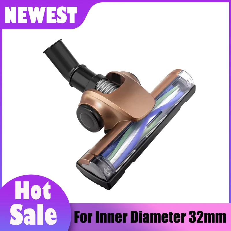 

Inner Diameter 32mm Vacuum Cleaner Brush Turbo Brush Nozzle for Vacuum Cleaner Cyclone Power Brush Head Floor Brush