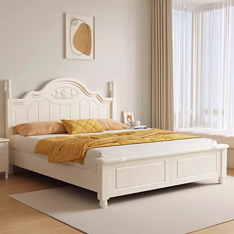 

Double Design Bed European Simple Modern Headboards Full Bedroom Luxury Bed Sleeping Single Letto Matrimoniale Unique Furniture