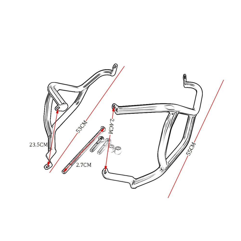 Motorcycle Highway Engine Engine Guard Crash Bar For SUZUKI GSX-S750 2017-2021