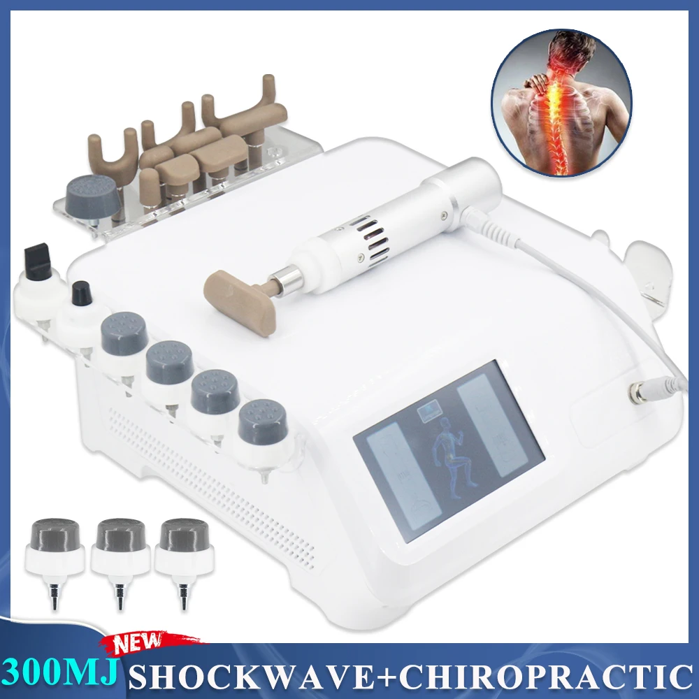 

Professional Shockwave Therapy Machine 300MJ For ED Therapy And Spinal Correction Massage Relaxation 2025 Newest 2 In 1 Massager
