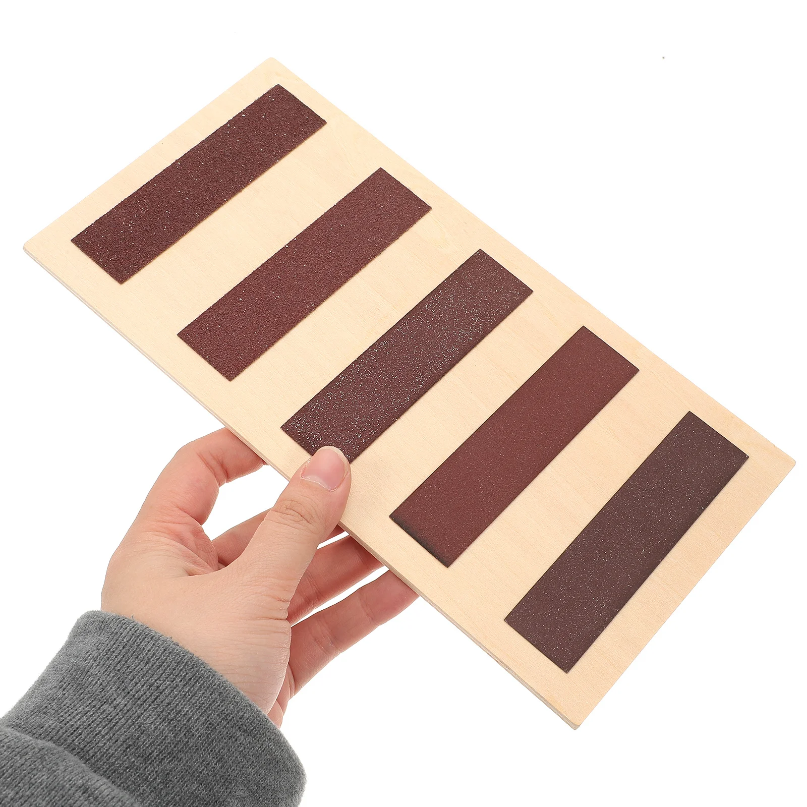 

1pc Wooden Sensory Board For Toddlers Kids Learning Educational Play Fine Motor Skills Baby Cognitive Touching Sense