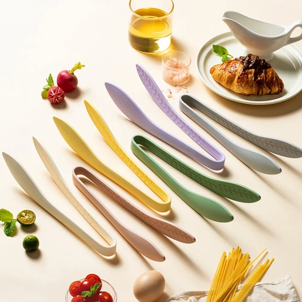 

1 шт., силиконовые щипцы для тостов, щипцы-подставки для кухонных щипцов, нескользящий зажим для приготовления пищи, зажим для барбекю, инструменты для салата, кухонные аксессуары