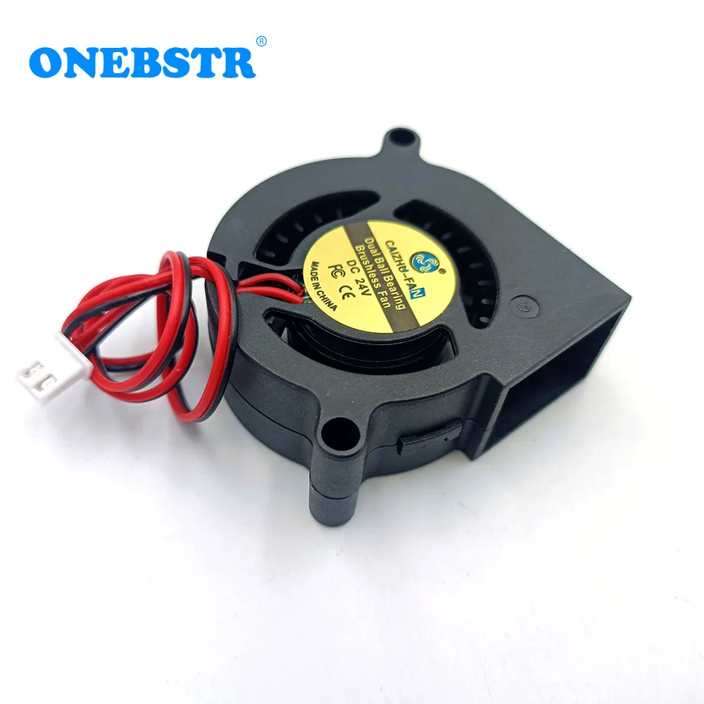 5020 Cooling Turbo Fan DC 5V 12V 24V Dual Ball Bearing Brushless Cooler Blower Projector Accessories Turbine Hot Sales