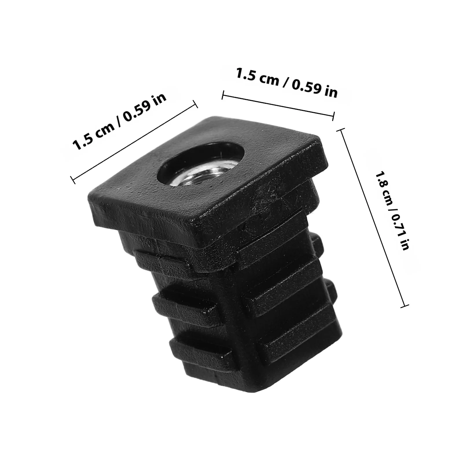 20 pezzi di tappi per tubi filettati regolabili con dado interno, coperture per mobili, riparazioni automobilistiche, progetti fai da te