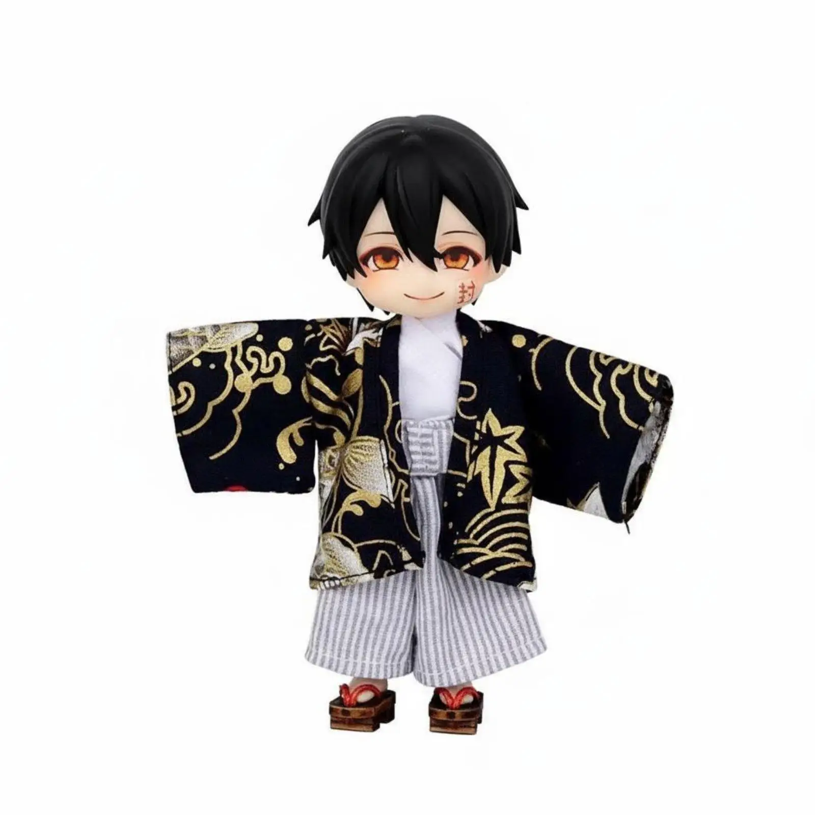 Traditional Japanese Doll Outfit Cloth Kimono Dress BJD Clothes Accessories for Obitsu