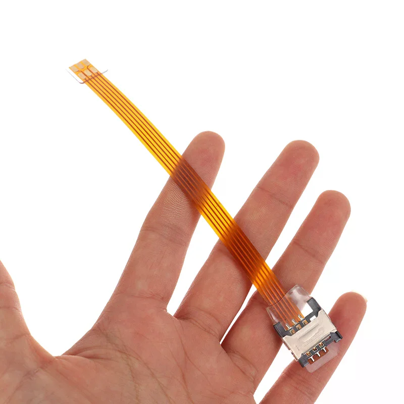 SIM Card Extension Cable 2FF SIM Standard Reverse Extension Cord Mobile Phone Signal Extension Cord