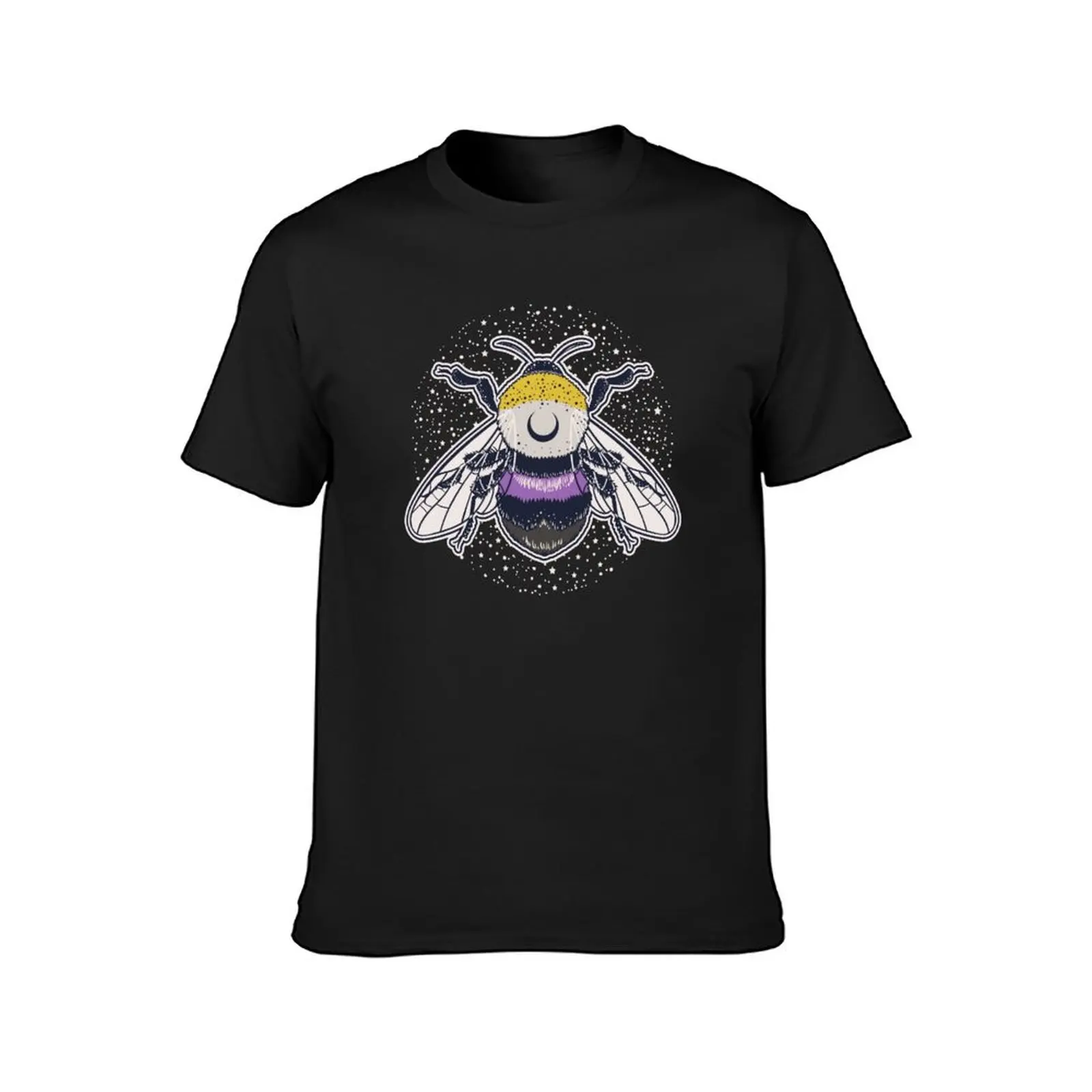 Nonbinary Bee Proud LGBT Pride Flag T-Shirt cute tops kawaii clothes t shirts men