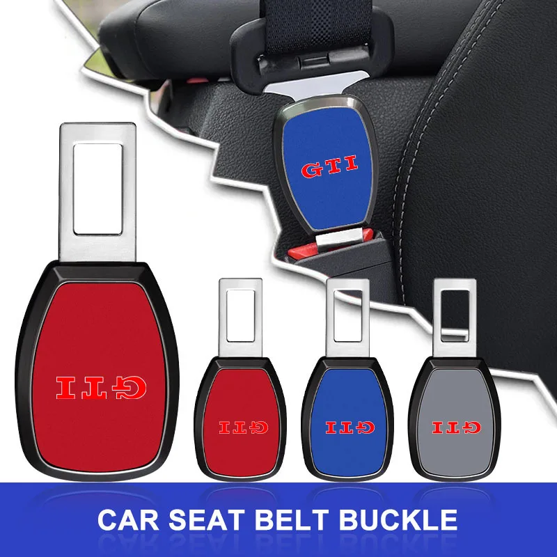 Car Seat Belt Clip Extender Safety Seatbelt Extension Plug Emblem For VW GTI Polo Passat B5 B6 B7 T4 T5 Golf 4 5 6 Tiguan Jetta