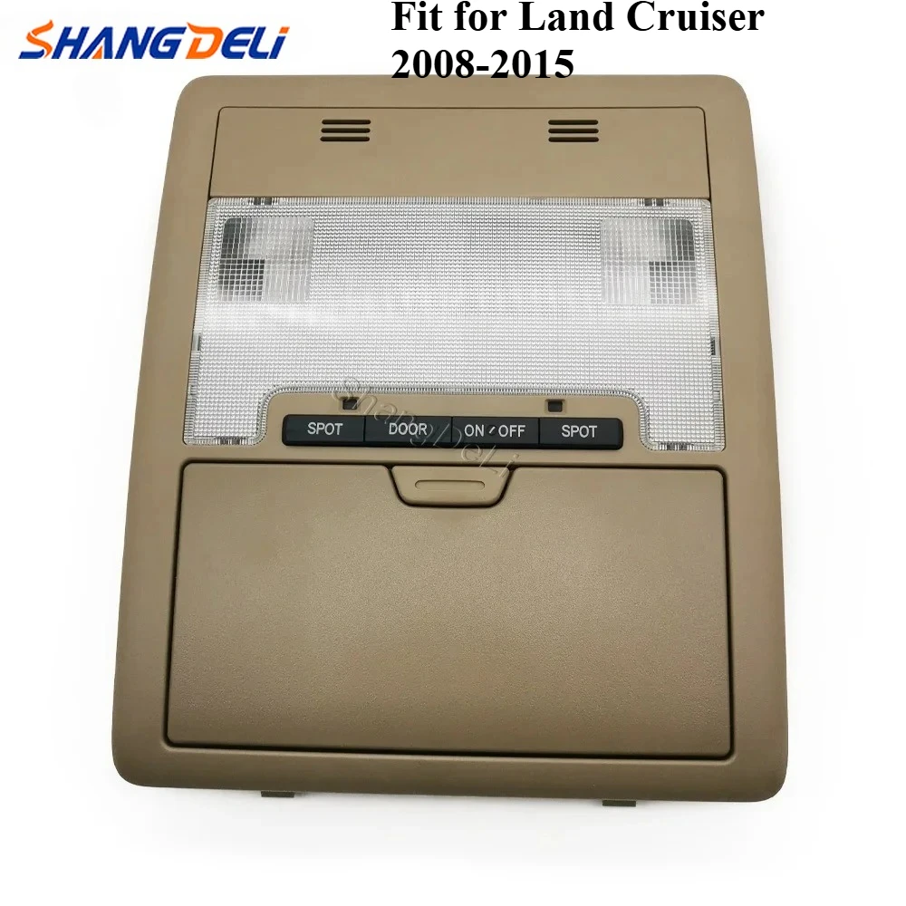 

1 шт. передняя лампа для чтения для Toyota Land Cruiser 2008-2015, внутренняя подсветка LC200, замена фары, блок лампы для чтения в сборе