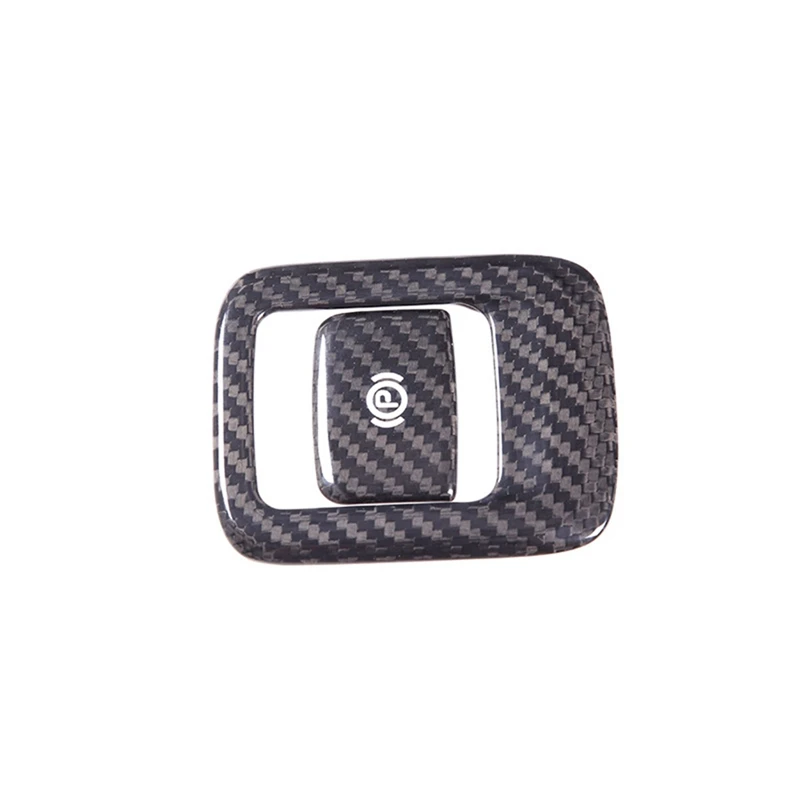 

Для Maserati greale 2022 2023 сухое углеродное волокно Автомобильный Электронный ручной тормоз Авто P кнопка переключателя крышка отделка запасные части