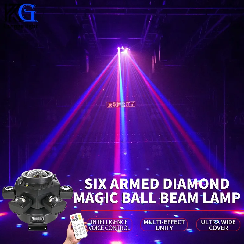 RGB 120W Bee Eyes LED Moving Beam Lights Dj Laser Disco Magic Ball Moving Head Light Remote DMX Beam Strobe Stage Light for Bar