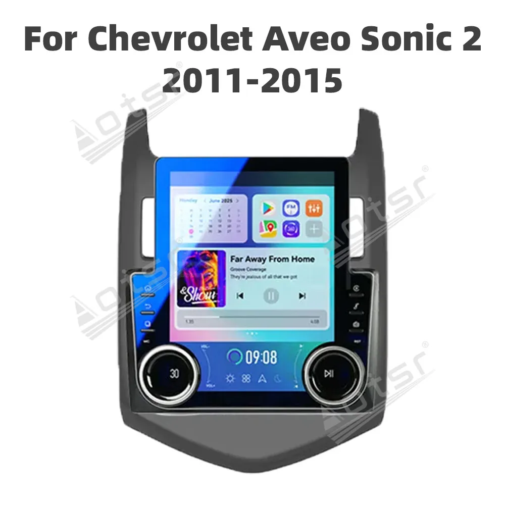 

9.7 Inch For Chevrolet Aveo Sonic 2 2011-2015 Car Touch Screen Android 13 Stereo Radio Wireless GPS Navigation Head Unit Carplay