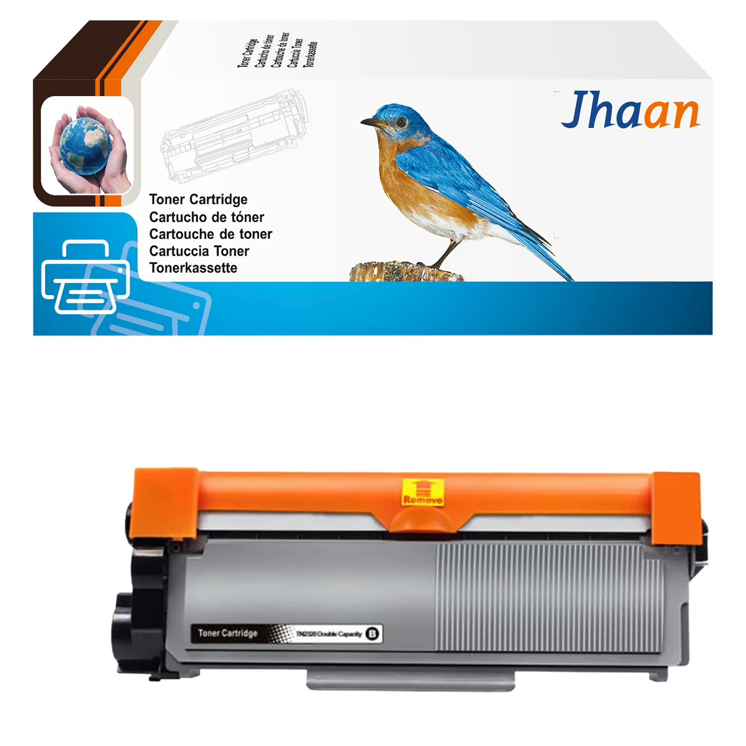 Jhaan TN2320 Tonerkartusche Kompatibel mit Brother TN-2320 TN2320 für Brother DCP-L2500D L2520DW L2540DN L2560CDN L2560CDW