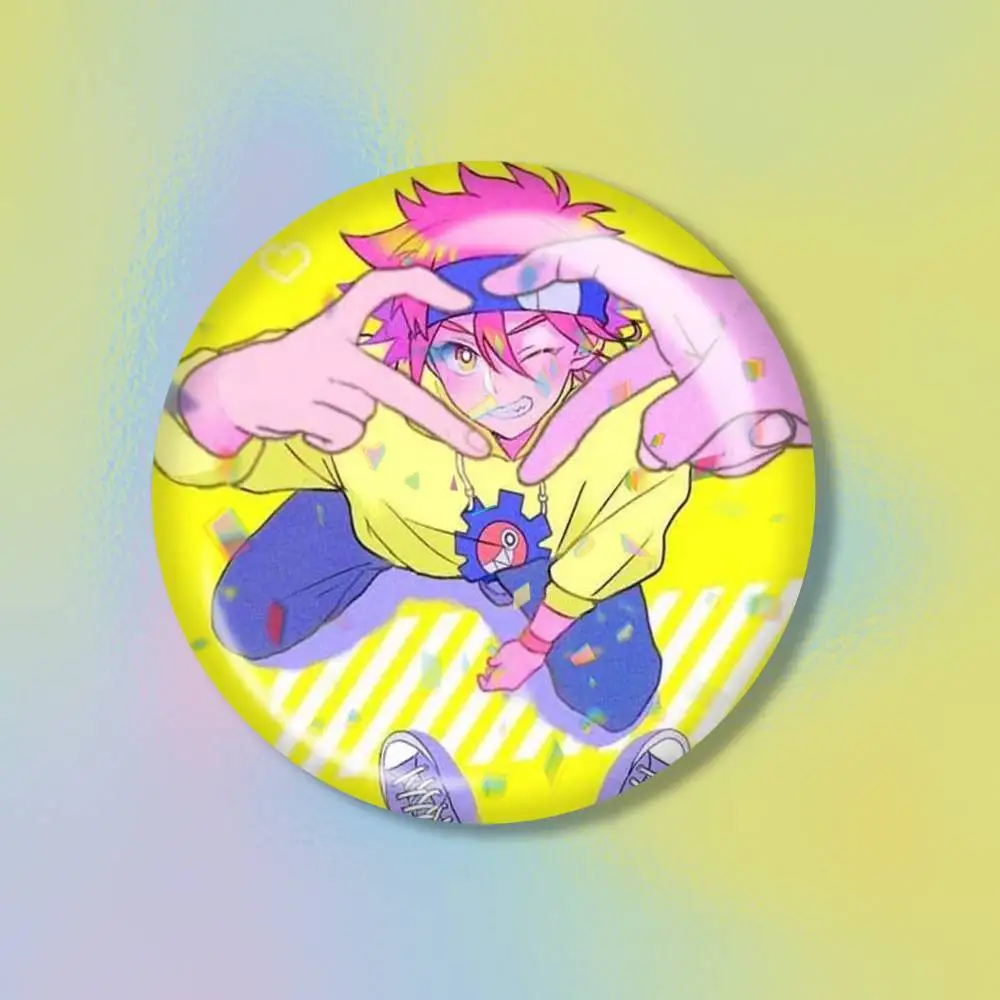 Anime S-SK8 The Infinity  Brooch Metal Decorative Brooch Pins for Backpack Clothes Jacket Accessories,Souvenir.