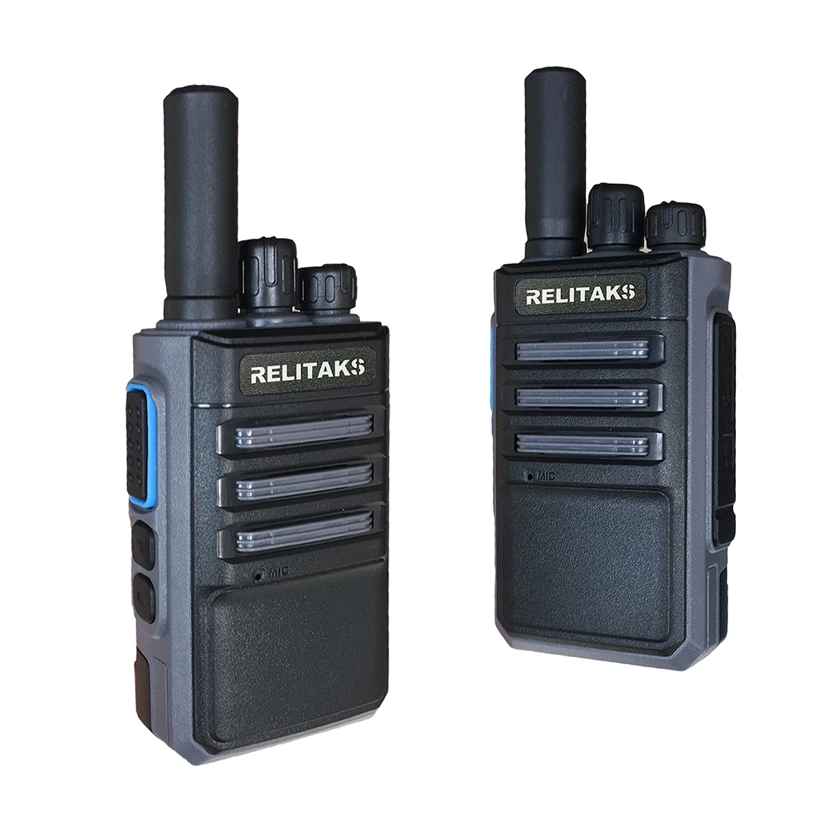 RELITAKS Heavy Duty Walkie Talkie BQ47 USB Type C Charger included 2 pcs 3000mAh PMR446/FRS Two Way Radio for Construction