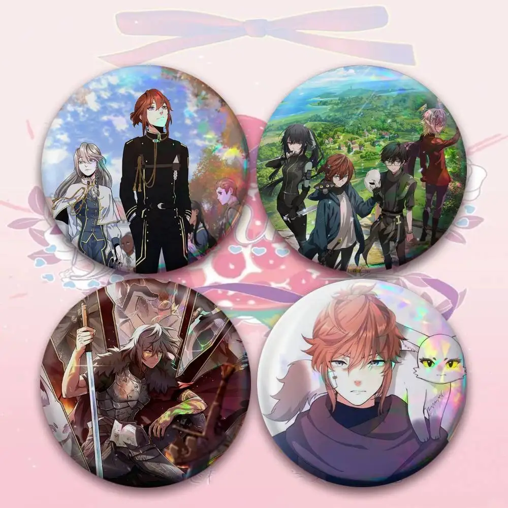 The B-Beginning After The End Laser Badge Applicable For Backpack Clothes Hats Decor Creative Accessories