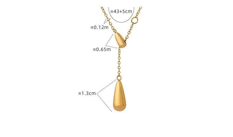 Halskette mit quadratischem Wasserform-Anhänger aus Edelstahl 316, Damenmode, schwarze Acrylkette im Multi-Stil, besonderer Produktschmuck – Detail 7