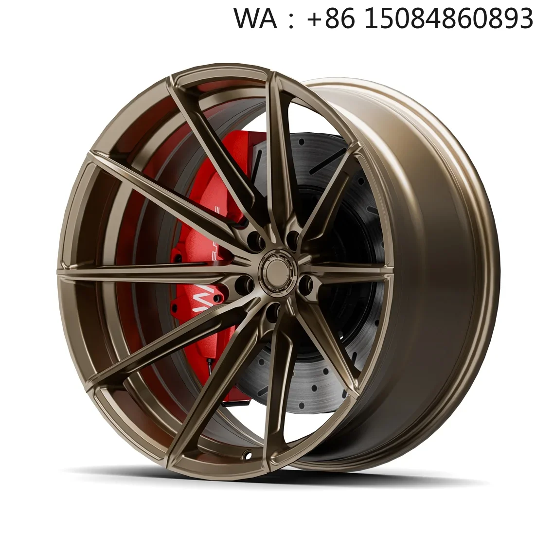 For Audi A Series BMW 3 Series Mercedes C Class Satin Bronze Deep Concave Wheels 20 Inch Tuning Rims