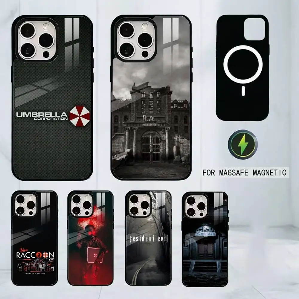 

Resident Evil Phone Case For iPhone17,16,15,14,13,12,11 Plus,Pro Magnetic with Magsafe Wireless Charging