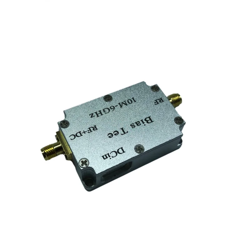 Microwave Capacitor RF Feed Box Biasing Device Coaxial Feed RF Isolation 10M-6GHz Low Plug